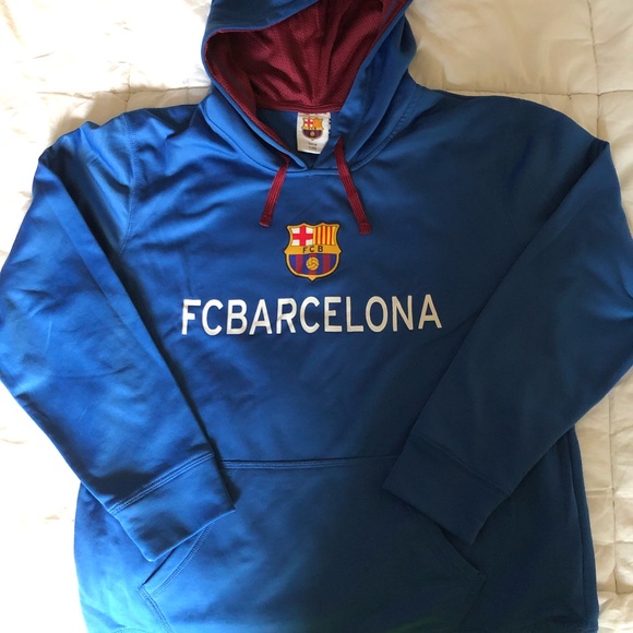 FC Barcelona Pullover Hoodie Official Merchandise - Picture 2 of 5